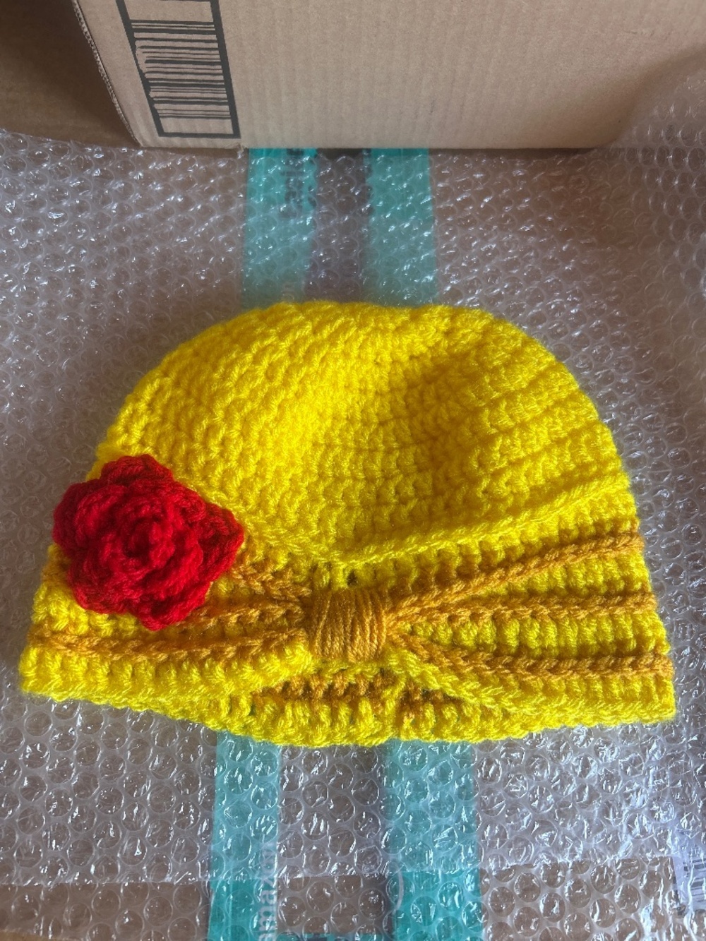 Beauty and the Beast Belle Cosplay Crochet Handmade Beanie Women